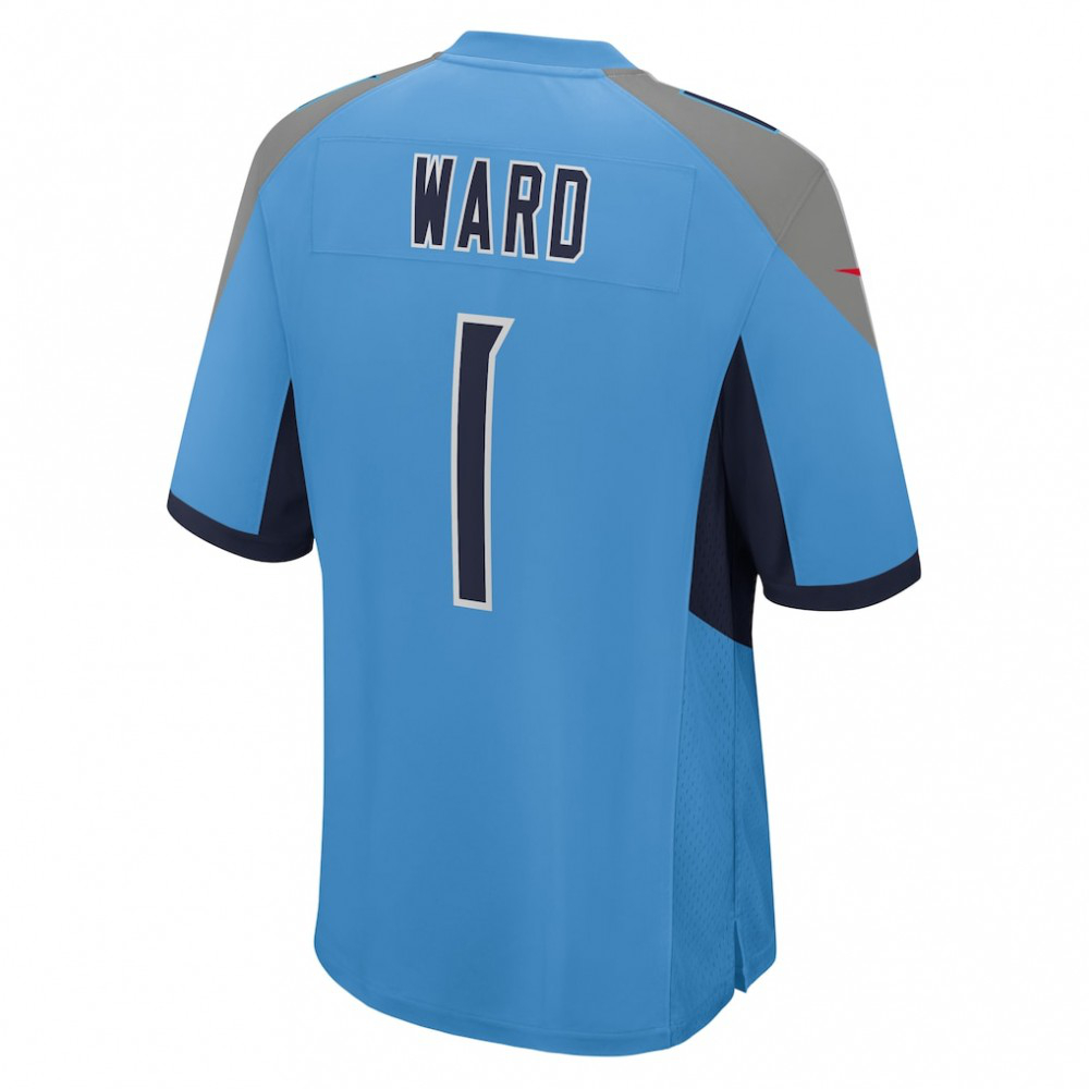 Cameron Ward Tennessee Titans Nike 2025 NFL Draft First Round Pick Game Jersey - Light Blue-GridironStore